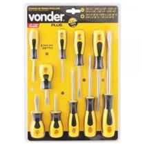 Kit Jogo Chaves De Fenda E Philips Profissional Multiuso Vonder 10 Peças Kit Jogo Chaves De Fenda E Philips Profissional Multiuso Vonder 10 Peças