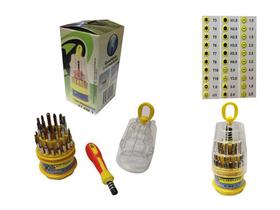 Kit Jogo Chaves De Precisão 31 Peças Allen Philips Fenda