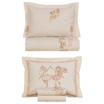 Kit Jogo Colcha + Jogo de Cama Solteiro Karsten 100% Algodão Kit Jogo Colcha + Jogo de Cama Solteiro Karsten 100% Algodão