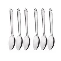 Kit Jogo Colher de Sopa Inox 6pç Inox Aço Restaurante Buffet Kit Jogo Colher de Sopa Inox 6pç Inox Aço Restaurante Buffet
