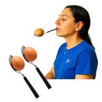 Kit Jogo Da Corrida Do Ovo E Da Colher com 2 unidades Festa