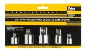 Kit Jogo De Adaptadores Para Soquetes Com 5 Peças 9od EDA