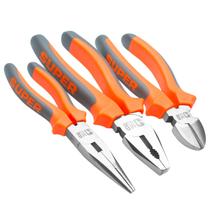 Kit Jogo De Alicate Universal Corte E Bico 3 Peças Ferramentas Manuais Kit Jogo De Alicate Universal Corte E Bico 3 Peças Ferramentas Manuais