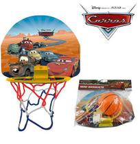 Kit jogo de basquete mini carros com tabela+ aro + bola
