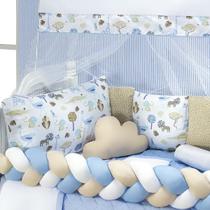 Kit Jogo De Berço Leãozinho Estampado Kit Americano De Berço Kit Jogo De Berço Leãozinho Estampado Kit Americano De Berço