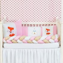 Kit Jogo De Berço Raposa Menina Menino 6 Peças Preço Baixo