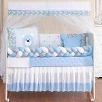 Kit Jogo De Berço Ursinho Kit Americano Urso Baby Para Bebe