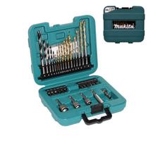 Kit Jogo De Bits E Brocas 34 Peças Estojo B-68498 Makita
