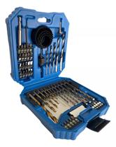 Kit Jogo De Bits E Brocas 56 Peças