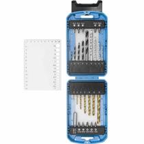 Kit Jogo de Bits e Brocas para Furadeira e Parafusadeira 27 Peças G19510AC GAMMA