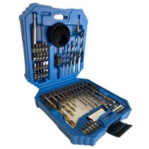 Kit Jogo De Bits E Brocas Titanium 56 Peças