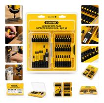 Kit Jogo De Bits Parafusadeira Impacto 36 Peças Kit Jogo De Bits Parafusadeira Impacto 36 Peças