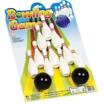 Kit Jogo De Boliche Em Miniatura Pica Pau