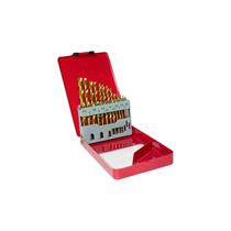 Kit Jogo de Brocas Em Aço Rápido Revestido de Titânio Para Metal Com 13 Brocas Ctc-021000113 Ctpohr