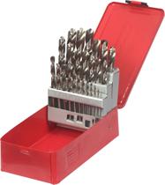 Kit Jogo De Brocas para ferro com 25 pçs Hss Para metais de 1,0mm à 13mm