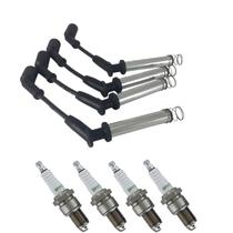 Kit Jogo de Cabos e Vela de Ignição Chevrolet Onix e Prisma motores 1.4 Flex