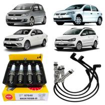 Kit Jogo de Cabos e Velas deIgnição Gol Voyage Saveir0 Fox G4 G5 1.0 1.6 8v EA111 FLEX - NGK e ILM Kit Jogo de Cabos e Velas deIgnição Gol Voyage Saveir0 Fox G4 G5 1.0 1.6 8v EA111 FLEX - NGK e ILM