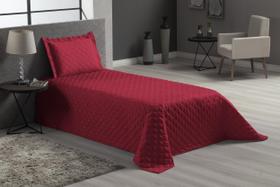 Kit Jogo De Cama Vermelho Solteiro 3 Peças Luxo Veneza