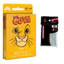 Kit Jogo De Cartas Eu Vi Simba 100 Sleeve Usa Proteção Divertido E Educativo Disney Filme Rei Leão Kit Jogo De Cartas Eu Vi Simba 100 Sleeve Usa Proteção Divertido E Educativo Disney Filme Rei Leão