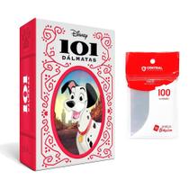 Kit Jogo De Cartas Ludoteca Disney 101 Dalmatas 100 Sleeve Para Proteção Board Game Grok
