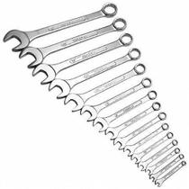 Kit jogo de chave combinada fixa e estrela 06 a 22 mm 12 pçs + suporte plastico - Eda