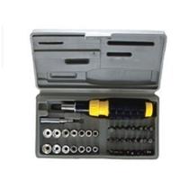 Kit jogo de chave fenda philips bits e catraca 40 peças + maleta - Makeda Kit jogo de chave fenda philips bits e catraca 40 peças + maleta - Makeda