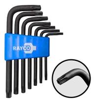 Kit Jogo De Chave Torx Tipo L 7pç T10 A T40 Profissional