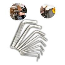 Kit Jogo De Chaves Allen Hexagonal Curta Sem Furo 1.5 A 10Mm Kit Jogo De Chaves Allen Hexagonal Curta Sem Furo 1.5 A 10Mm