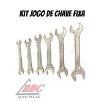 Kit Jogo De Chaves Fixa Boca 6 Peças 6 A 17mm Eda 1xn Aco