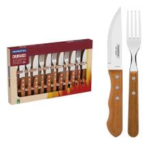 Kit Jogo De Churrasco Personalizado Com 12 Peças Tramonitna