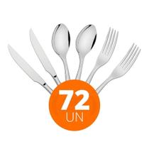Kit - Jogo De Facas, Garfos E Colheres Luxo Laguna 72 Peças Em Aço Inox Itop - Tramontina Kit - Jogo De Facas, Garfos E Colheres Luxo Laguna 72 Peças Em Aço Inox Itop - Tramontina
