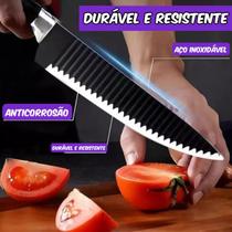 Kit Jogo De Facas Inox Churrasco Cozinha 8 Peças Faqueiro