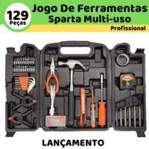 Kit Jogo De Ferramentas 129 Peças Maleta Sparta Profissional - 1356455