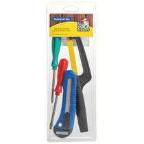 Kit Jogo de Ferramentas 4 Peças Chave/Estilete/Arco de Serra Mini 43408/304 3 Unidades - TRAMONTINA