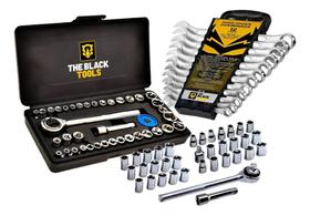Kit Jogo De Ferramentas 40 Peças Com Soquetes E Kit Chave Co Kit Jogo De Ferramentas 40 Peças Com Soquetes E Kit Chave Co