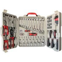 Kit Jogo De Ferramentas Bits Chave Soquete 110 Peças Worker