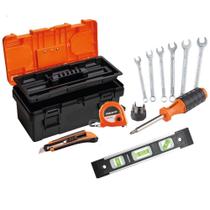 Kit Jogo De Ferramentas Com 16 Peças E Caixa Plástica Robust Kit Jogo De Ferramentas Com 16 Peças E Caixa Plástica Robust