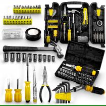 Kit Jogo De Ferramentas Com 241 Peças E Soquetes Bits E Torx