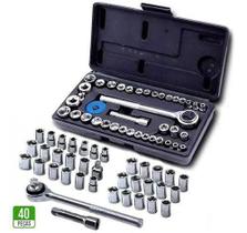 Kit Jogo De Ferramentas e Soquetes 241 Peças Completo - Titanium