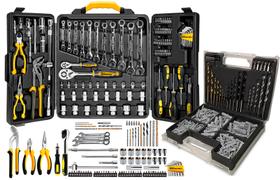 Kit Jogo De Ferramentas Em Aço Cromo Vanádio Para Oficina Profissional 410 Com Maleta