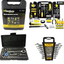 Kit Jogo De Ferramentas Fasterr 175 Pcs C/ Soquetes E Chaves Kit Jogo De Ferramentas Fasterr 175 Pcs C/ Soquetes E Chaves