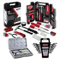 Kit Jogo De Ferramentas Festerr 175 Pcs C/ Soquetes E Chaves