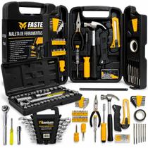 Kit Jogo De Ferramentas Festerr 188 Peças Com Soquetes E Chaves Kit Jogo De Ferramentas Festerr 188 Peças Com Soquetes E Chaves