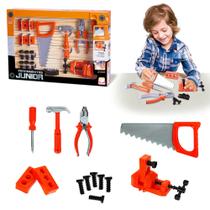 Kit Jogo De Ferramentas Junior 19 Peças Infantil Brinquedo