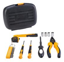 Kit Jogo De Ferramentas Manuais 21 Peças C/ Maleta Mkf21 Wap