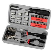 Kit Jogo de Ferramentas Multifuncionais 40 Peças Maleta Schulz