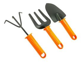 Kit Jogo De Ferramentas Para Jardinagem E Horta 3 Peças