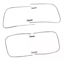 Kit Jogo De Friso Dos Vidros Vigia E Parabrisa Fusca 67/96