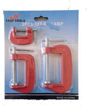 Kit Jogo De Grampos Tipo C Com 3 Peças