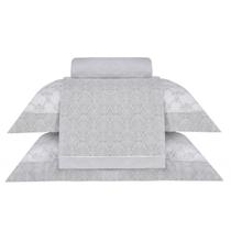 Kit Jogo de Lençol Buddemeyer 4 Peças Cama Casal 200 Fios Estampado Gran Percalle